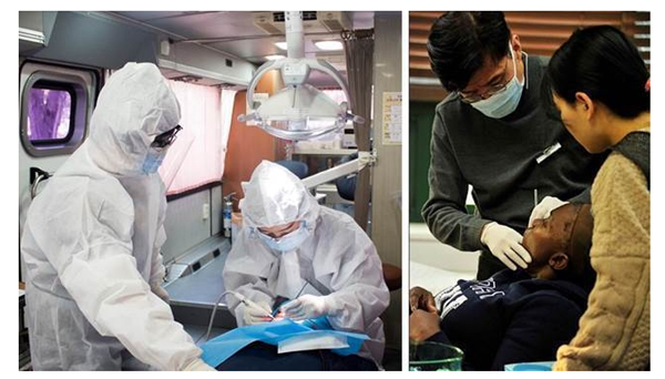 사진 설명 : 건강사회를 위한 치과의사회 부산경남지부(좌), 함께 아시아(우)